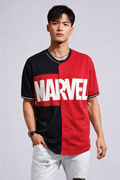 Marvel Split Color Baseball Jersey | LARGE