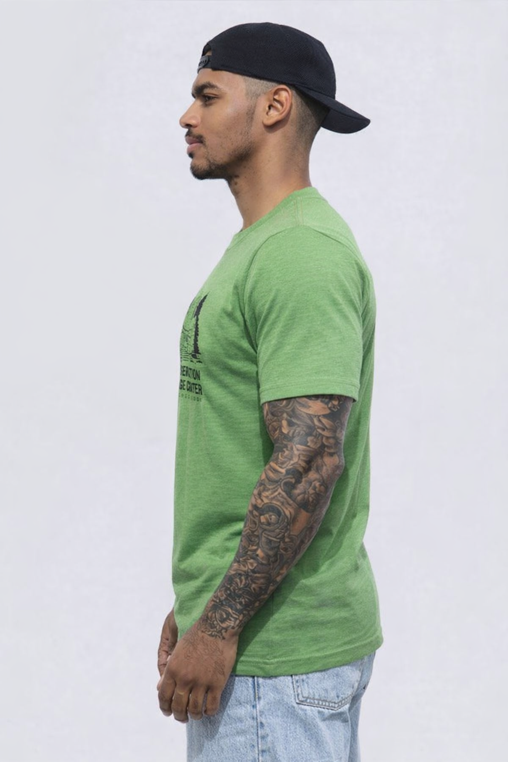 Men's Vintage Green Camping Shirt - MEDIUM