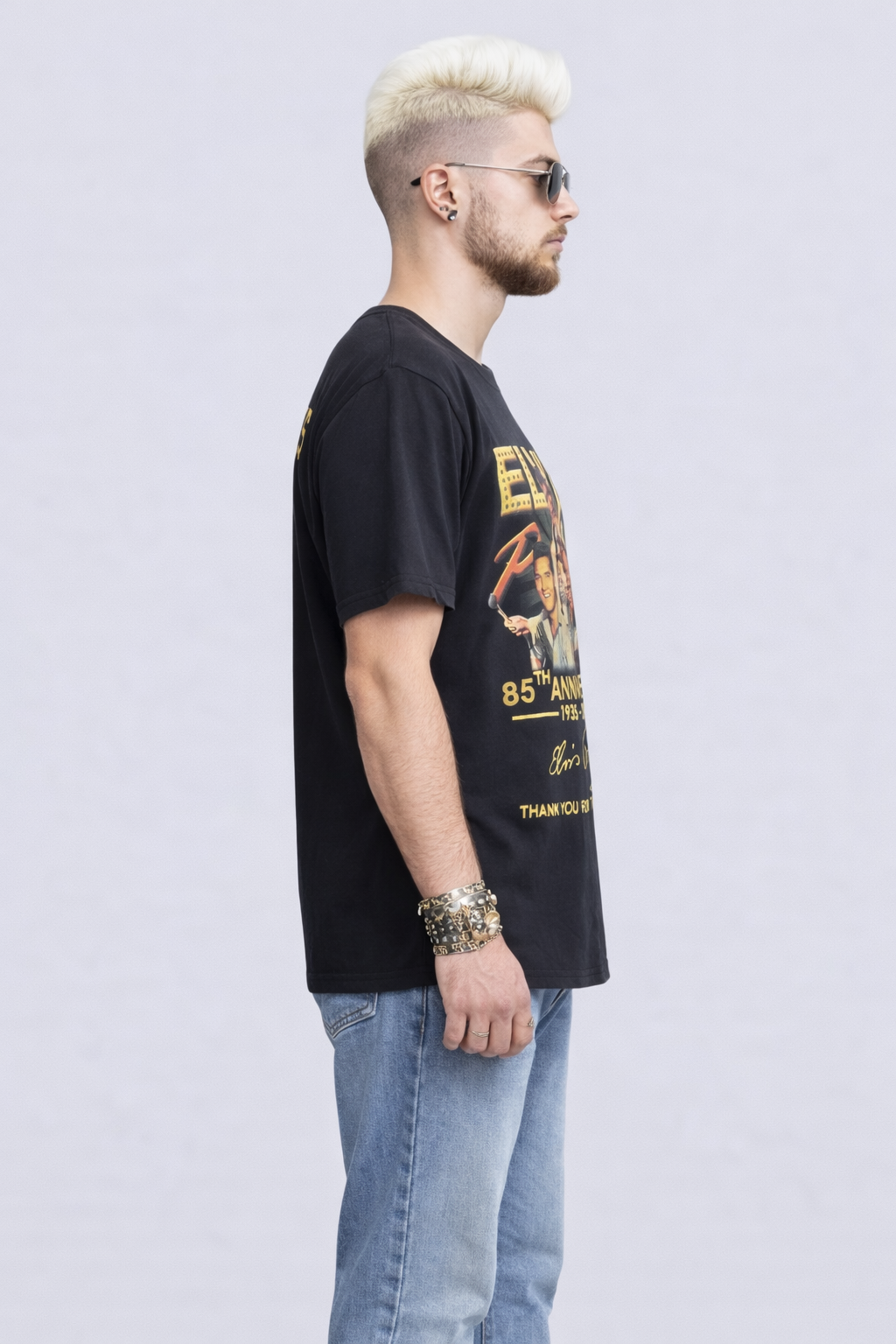 Vintage Elvis Anniversary T-shirt | Retro Elvis Shirt | X-LARGE