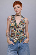 90 Vintage Route 66 Casual Vest | SMALL