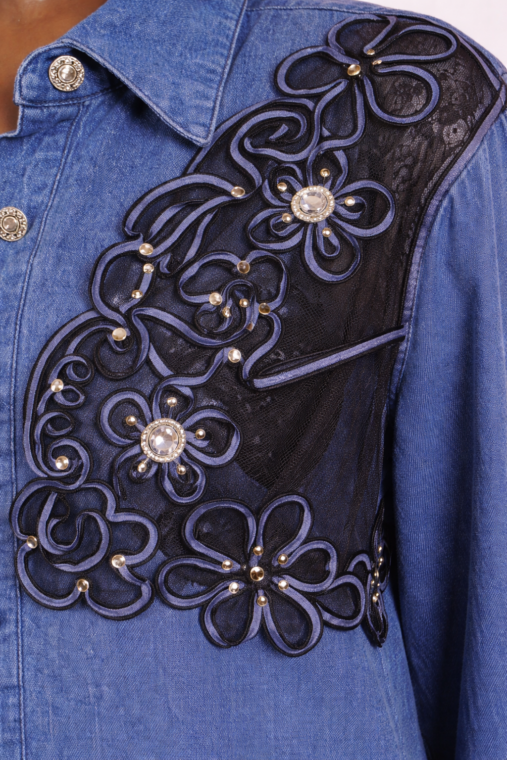 90s vintage denim shirt