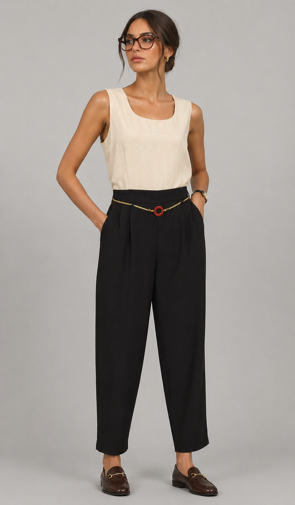 Vintage 90s Black Jumpsuit | One Piece Zip Up Pantsuit | LARGE