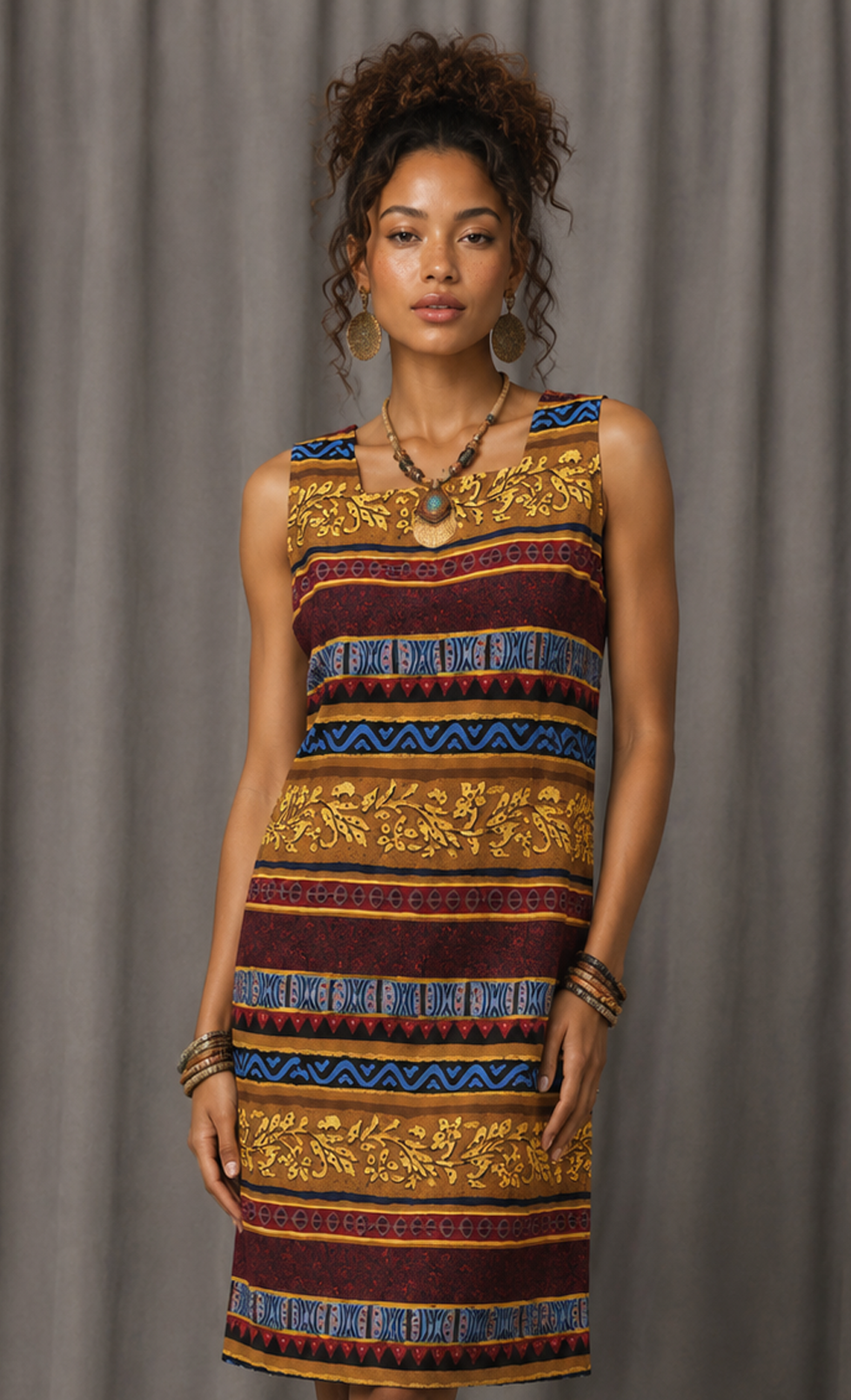 earth tone dress