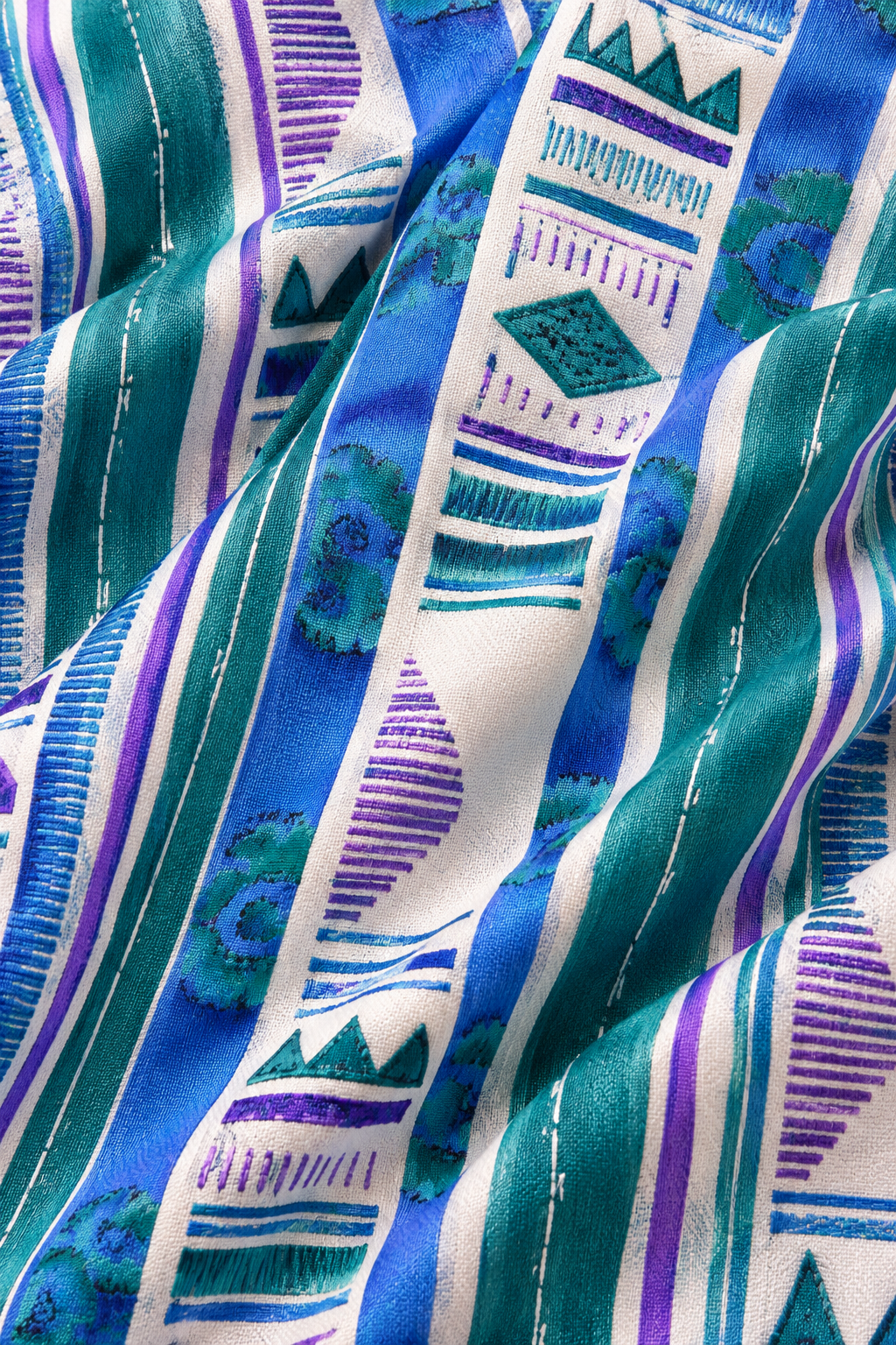 90s Colorful Windbreaker Jacket – XL
