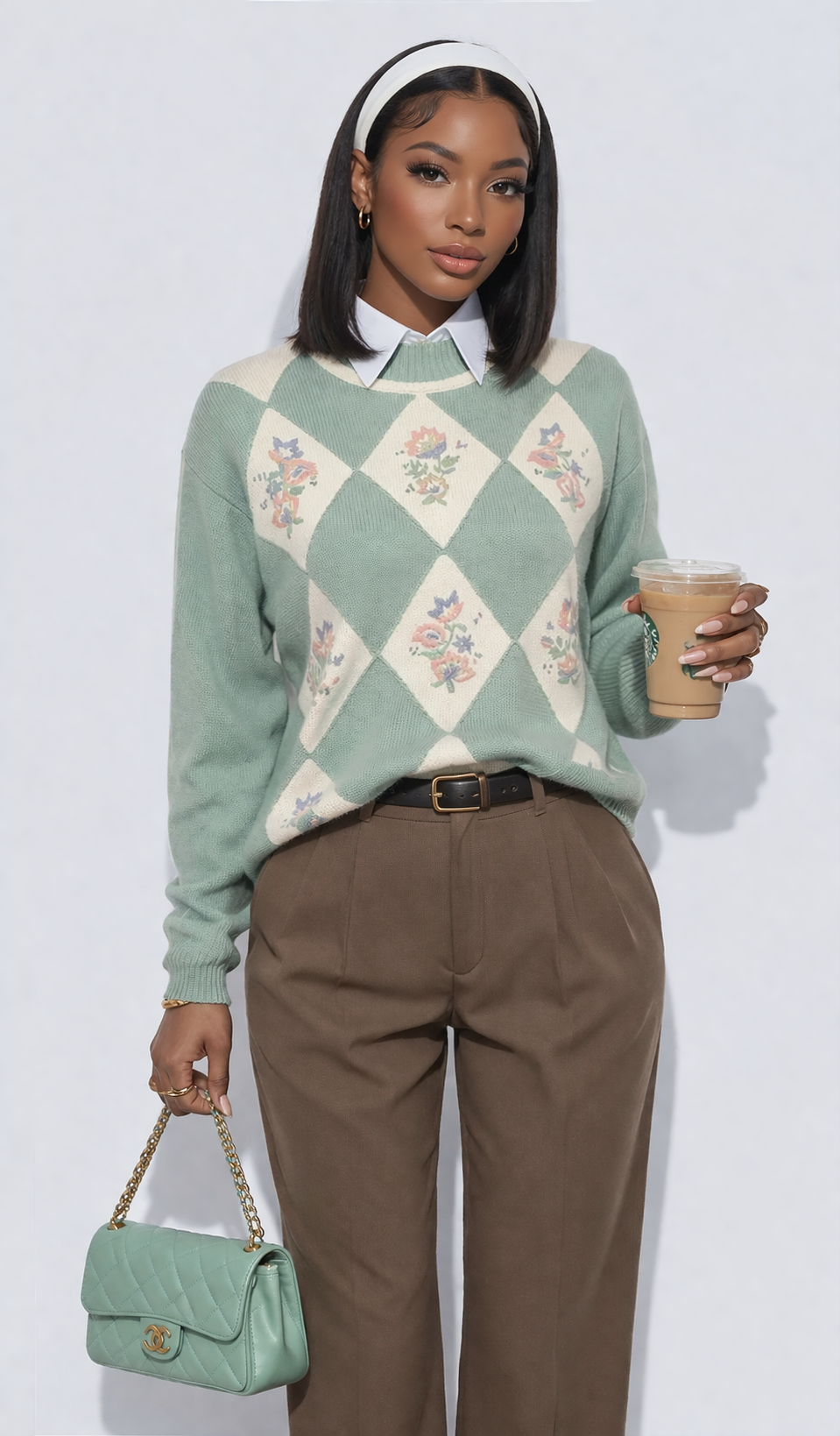 argyle sweater