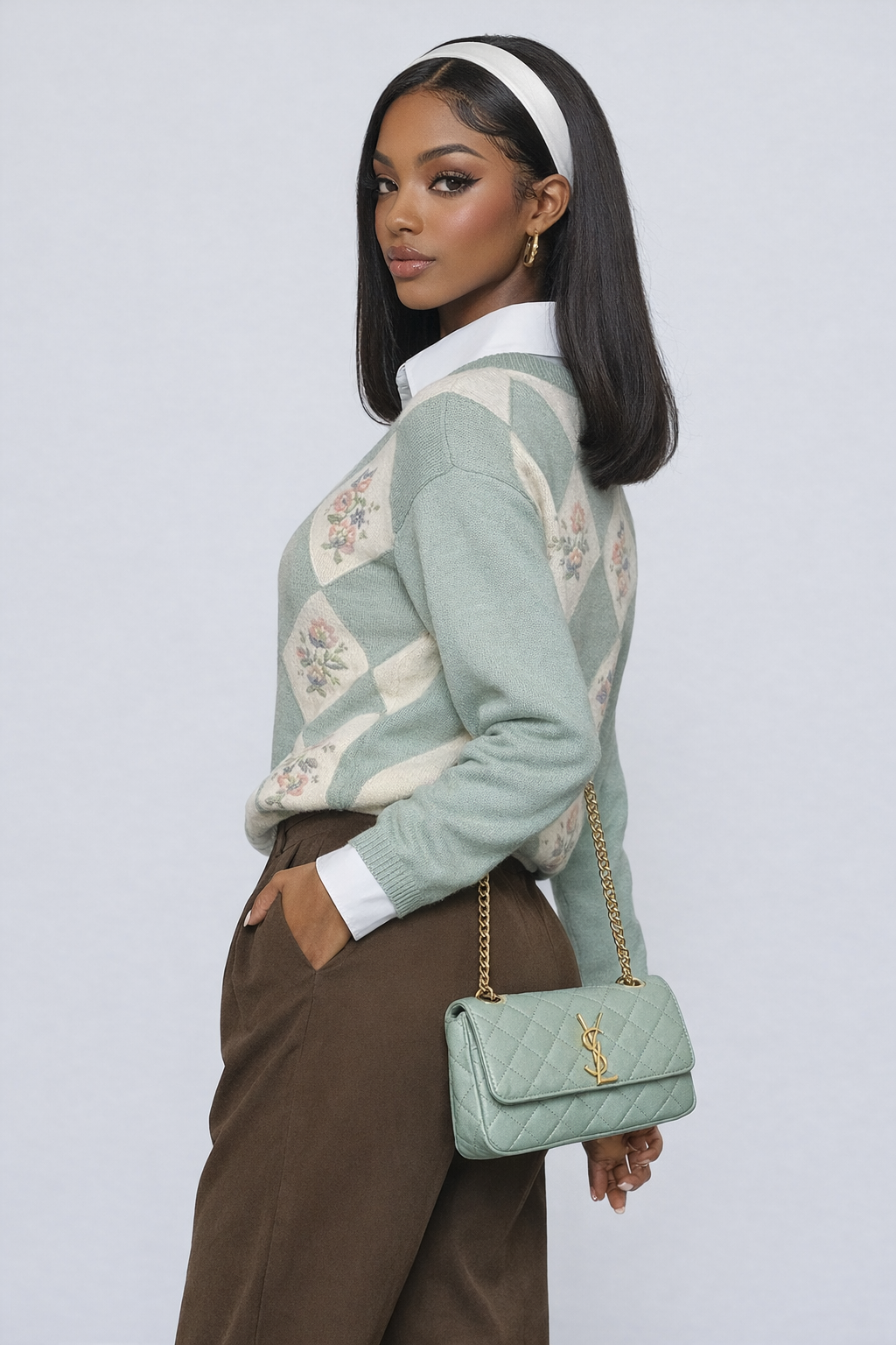 argyle sweater
