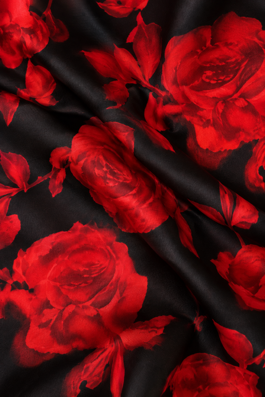 Red Rose Black Lace Lingerie Nightgown – LARGE