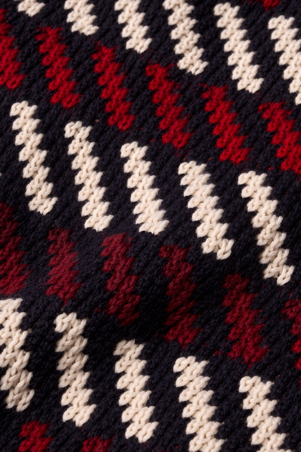 Vintage 90s Red & White Stripe Pullover | MEDIUM