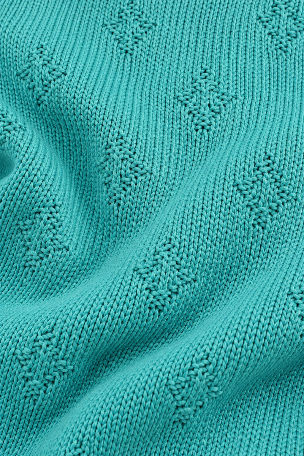 90s Seafoam Green Knit Sweater - LARGE