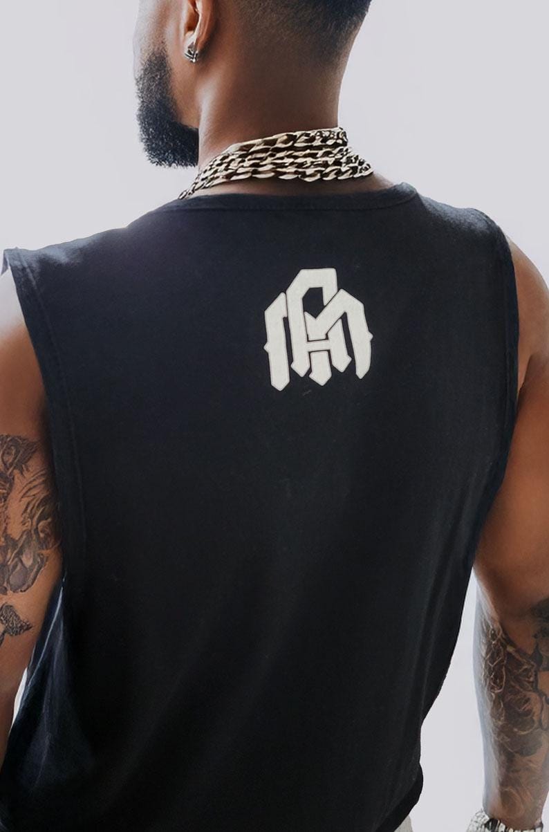 Men's King Tut Tank Top, Men's Streetwear Style Top - MEDIUM