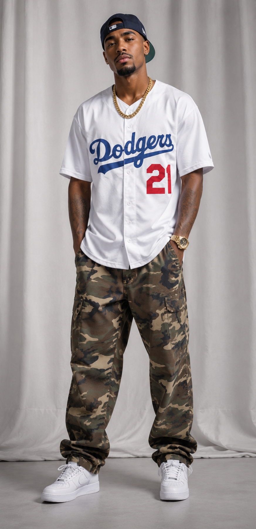 Los Angeles Dodgers #21 Walker Buehler White Blue MLB Baseball Jersey XL